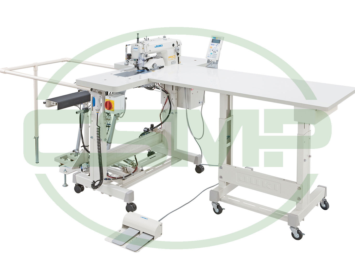 JUKI AE-200ALD-AA6N EDGE SEAMER PINTUCK BOBBIN THREAD DETECTOR 2 ROW PEDAL