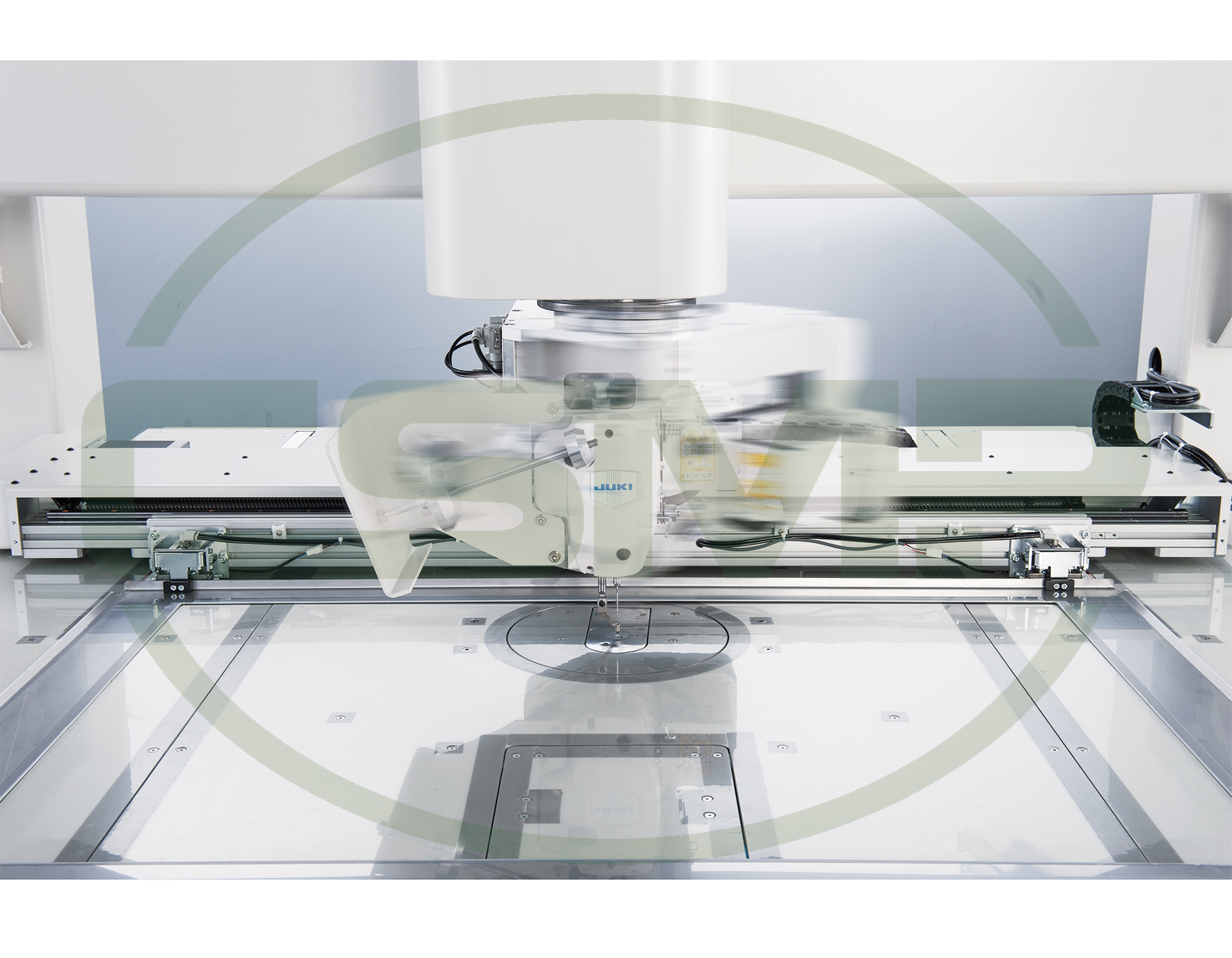 JUKI AMS-252-HC-10060-S06/X77026NSH-BB4 TWO NEEDLE CNC TURNING HEAD 1000x600MM TYPE MACHINE