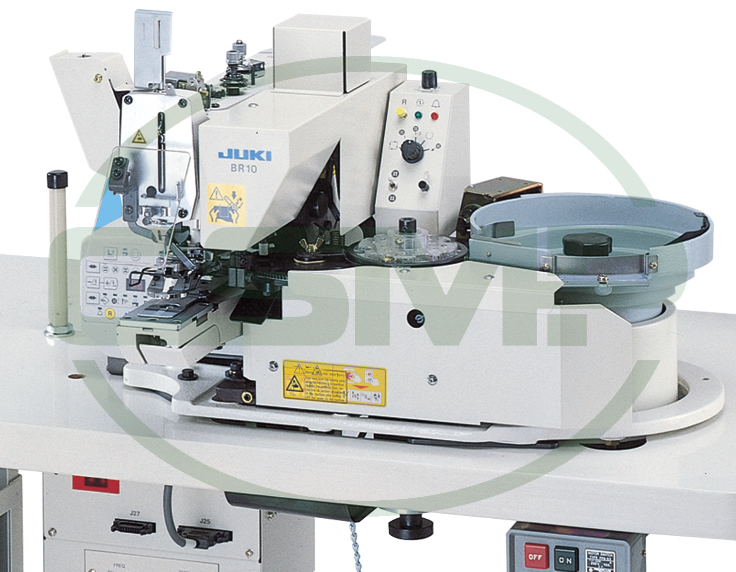 JUKI MB-1800A/BR10 COMPUTER CONTROLLED CHAINSTITCH BUTTON SEWING MACHINE